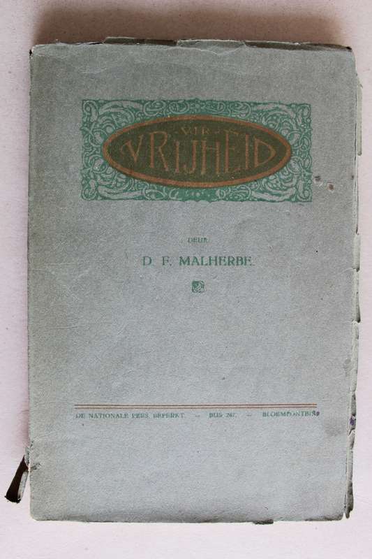 Vir Vrijheid - D.F. Malherbe