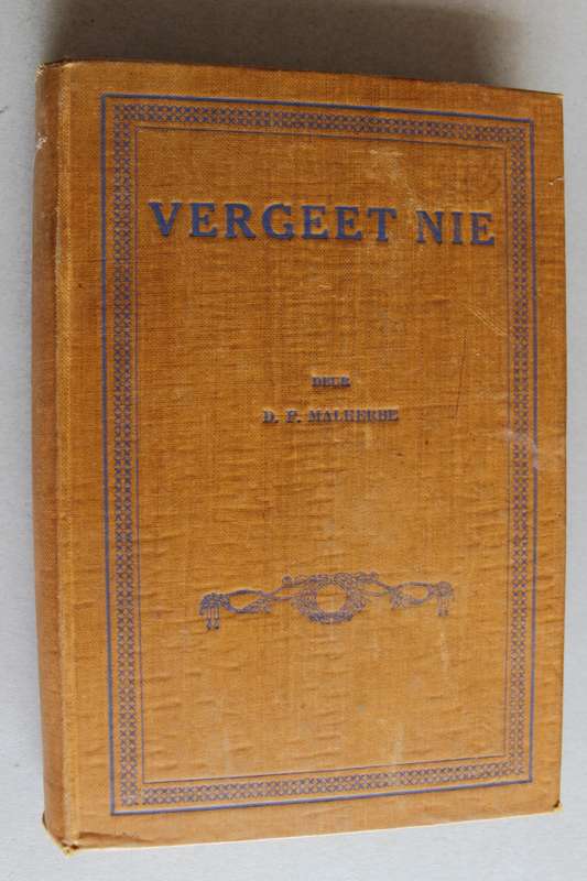 Vergeet Nie - D.F. Malherbe