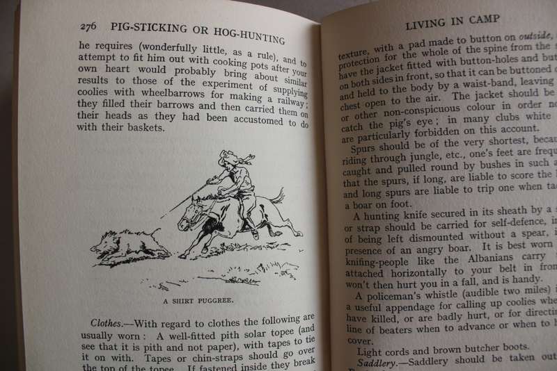 Pig-Sticking or Hog-Hunting    - Robert Baden-Powell