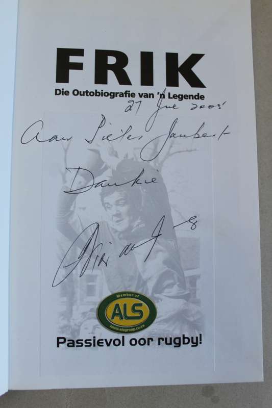 GETEKEN: Frik, die outobiografie van `n legende - Frik Du Preez