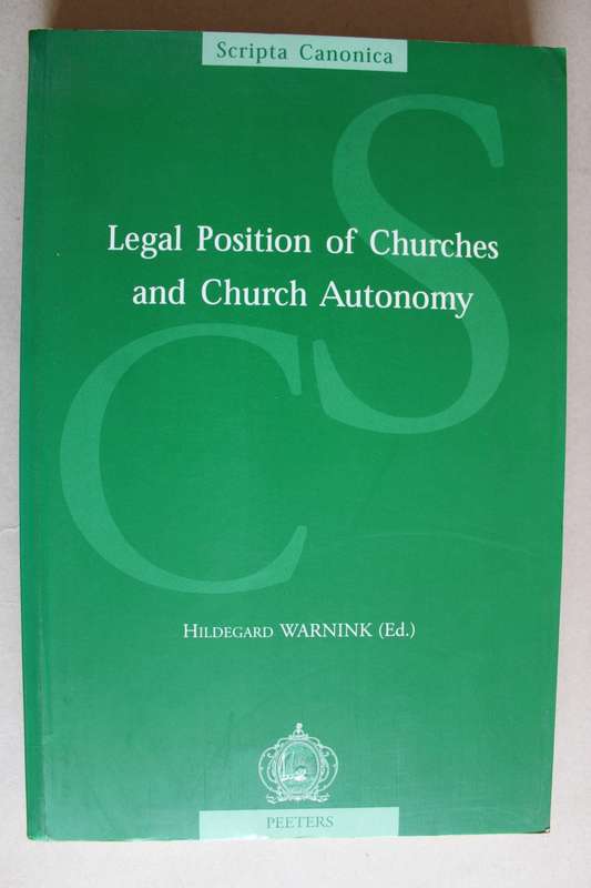 Legal Position of Churches and Church Autonomy - Warnink