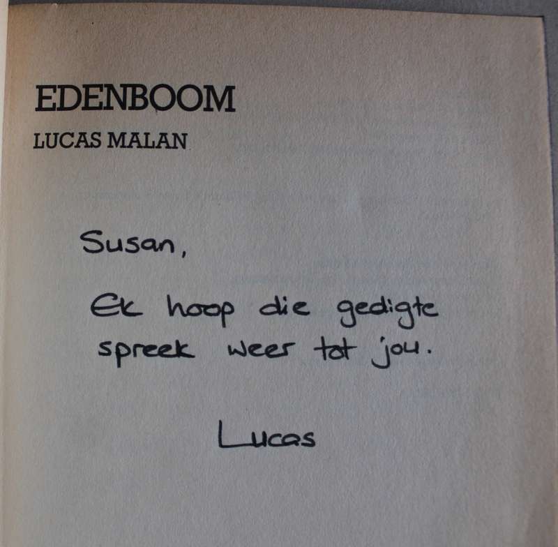 GETEKEN: Edenboom - Lucas Malan