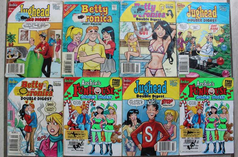 Archie Digest Comics  x 8