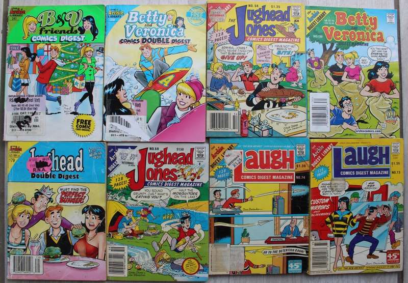 Archie Digest Comics  x 8