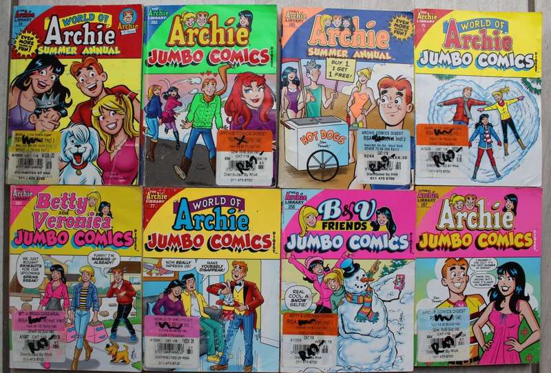Archie Jumbo Digest Comics  x 8