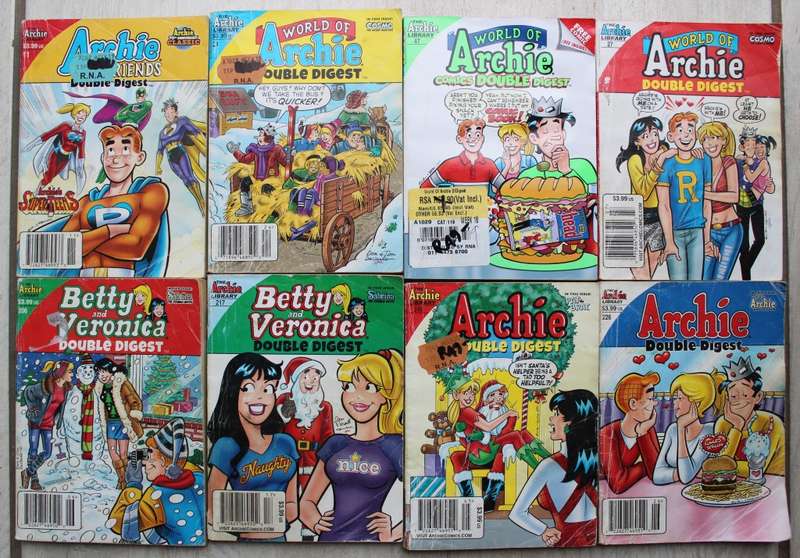 Archie Double Digest Comics  x 8