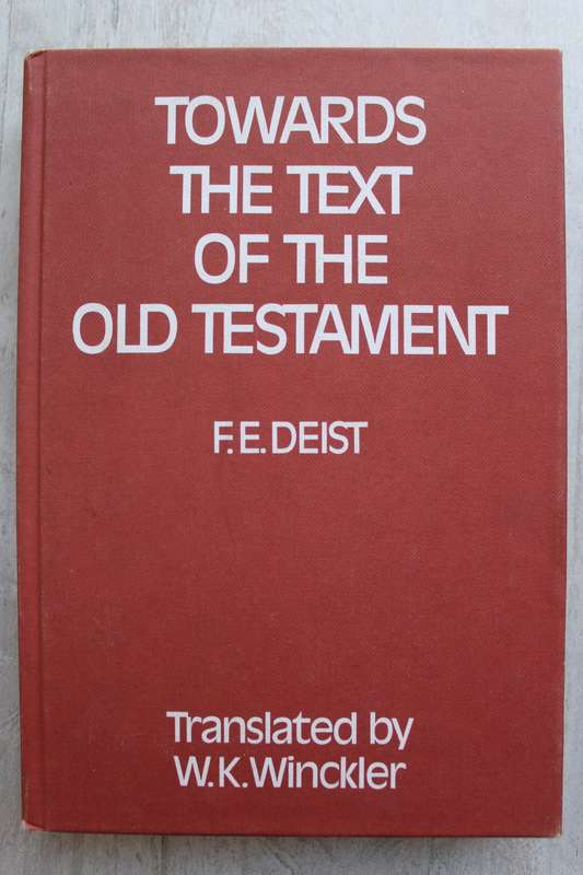Towards the Text of the New Testament - Deist