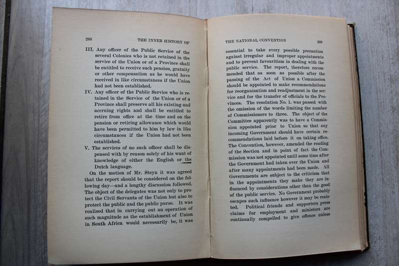 The Inner History of the National Convention of South Africa - Walton