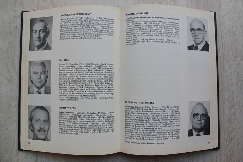 Wie is wie in Pretoria 1984