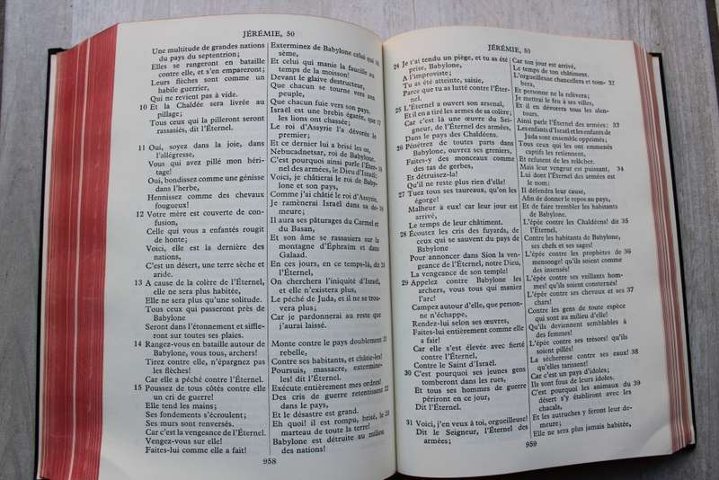 1977 - La Sainte bible - French Bible