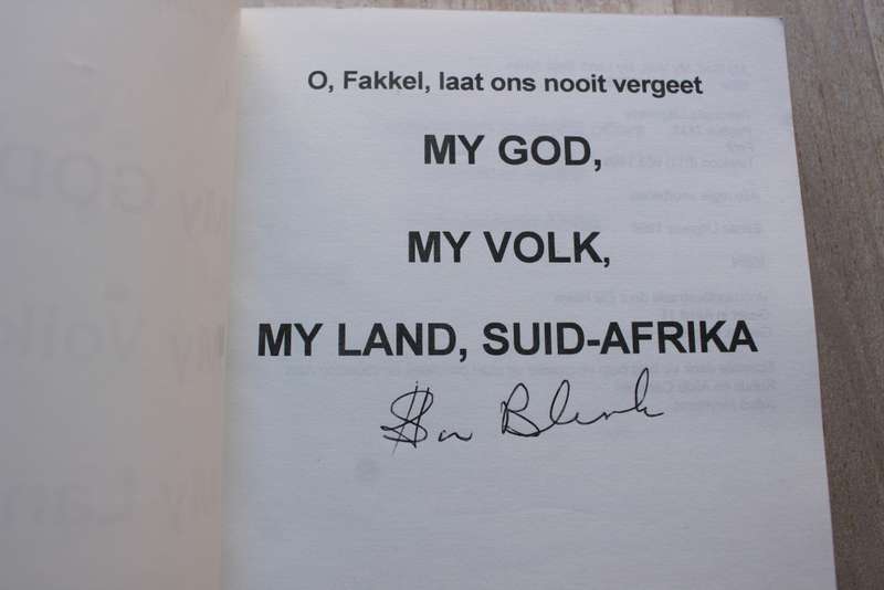 GETEKEN: My God, My Volk, My Land Suid-Afrika - HS van Blerk