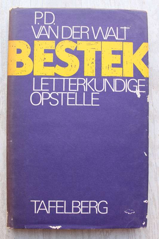 BESTEK LETTERKUNDIGE OPSTELLE - VAN DER WALT