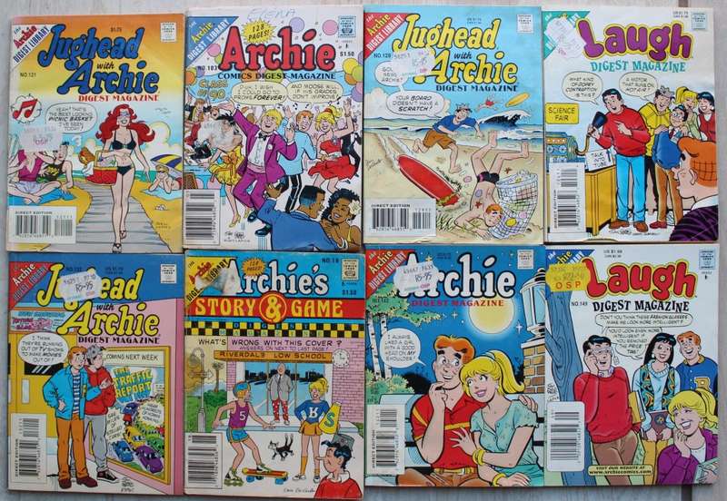 Archie Digest Comics  x 8