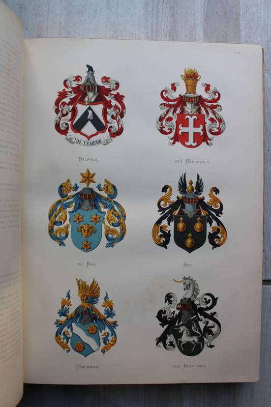 STAM- EN WAPENBOEK VAN AANZIENLIJKES NEDERLANDSCHE FAMILIEN / A. A. Vorsterman van Oijen