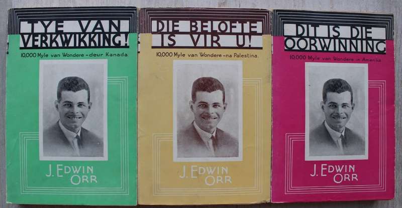 5 x Sending boeke in baie mooi toestand - J. Edwin Orr