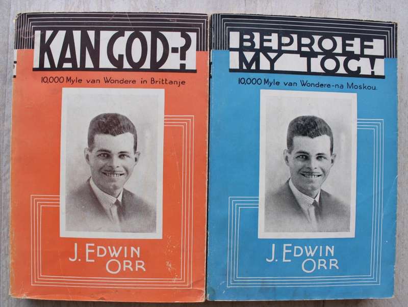5 x Sending boeke in baie mooi toestand - J. Edwin Orr