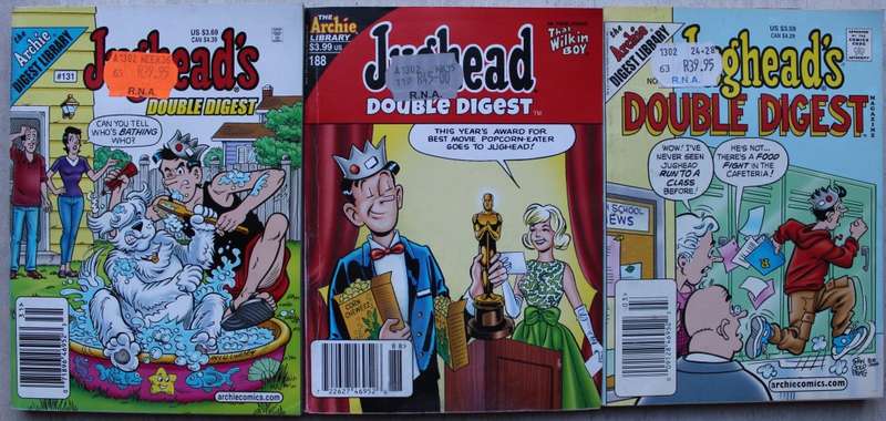 Archie Digest Comics x 3 / Jughead Jones Double Digest