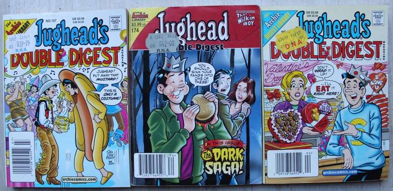 Archie Digest Comics x 3 / Jughead Jones Double Digest