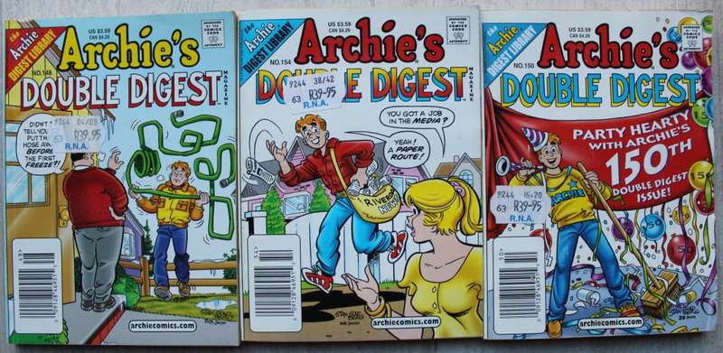 Archie Double Digest Comics x 3