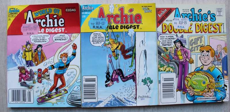 Archie Double Digest Comics x 3