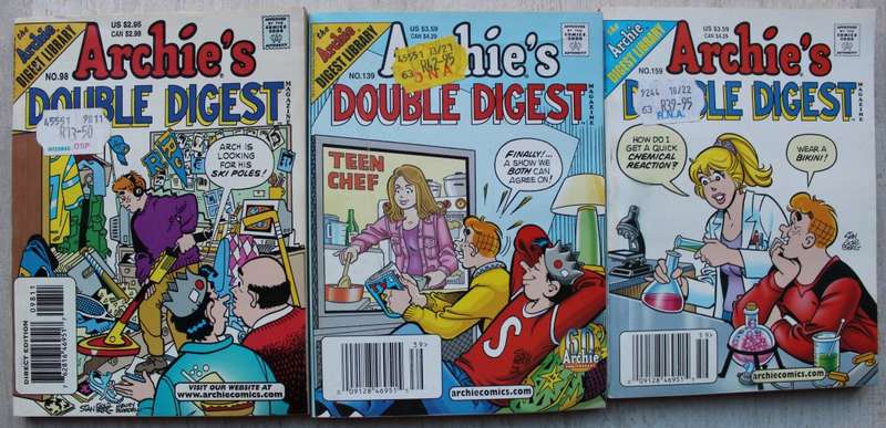 Archie Double Digest Comics x 3