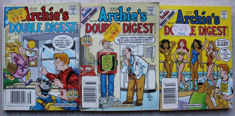 Archie Double Digest Comics x 3