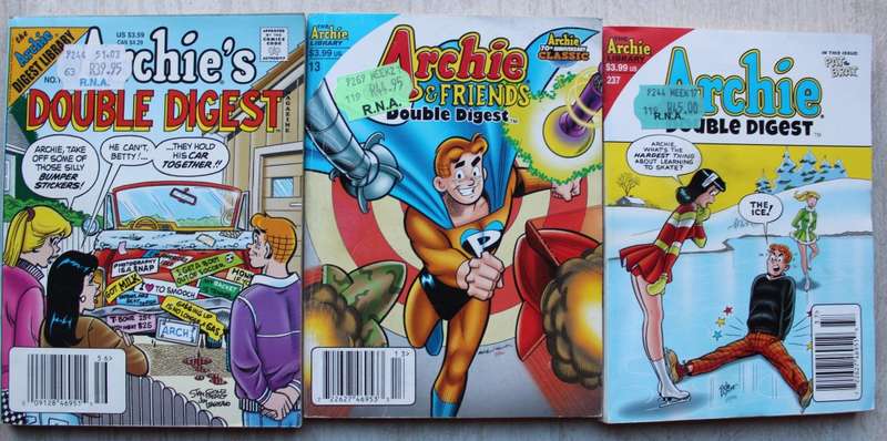 Archie Double Digest Comics x 3