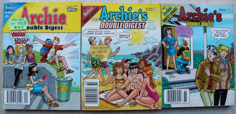 Archie Double Digest Comics x 3