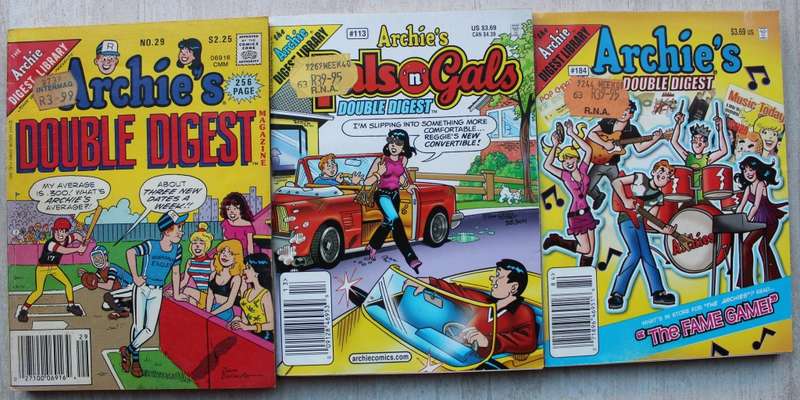 Archie Double Digest Comics x 3