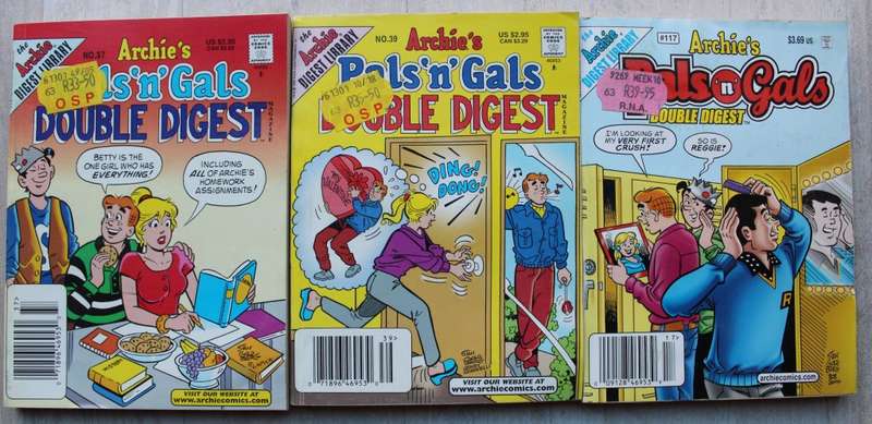 Archie Double Digest Comics x 3 Pals n Gals