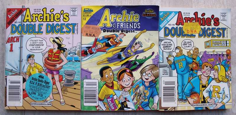 Archie Double Digest Comics x 3