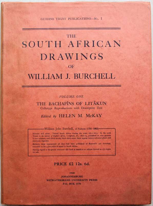 SOUTH AFRICAN DRAWINGS OF WILLIAM J. BURCHELL