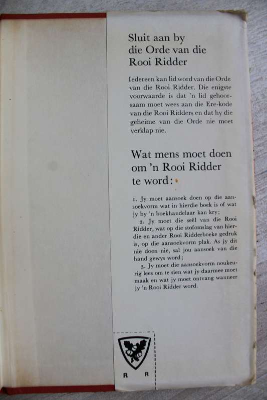 Die Rooi Ridder in die brandende toring - Leopold Vermeiren