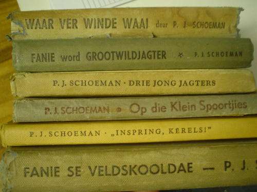 6 x PJ Schoeman boeke