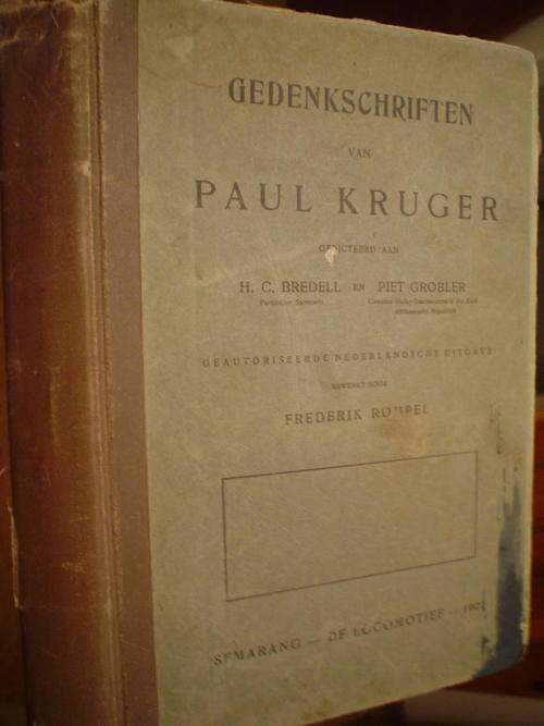 Gedenkschriften van Paul Kruger - Rompel