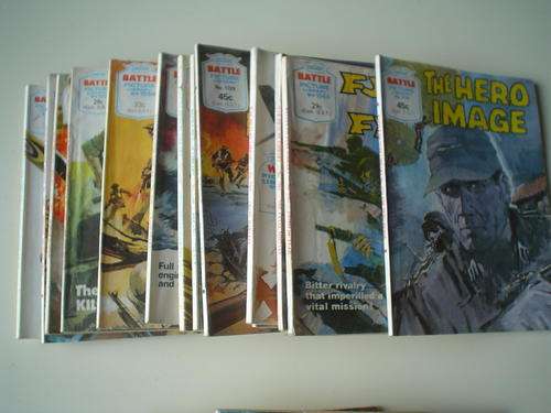 15 x Fleetway Library Battle Picture books