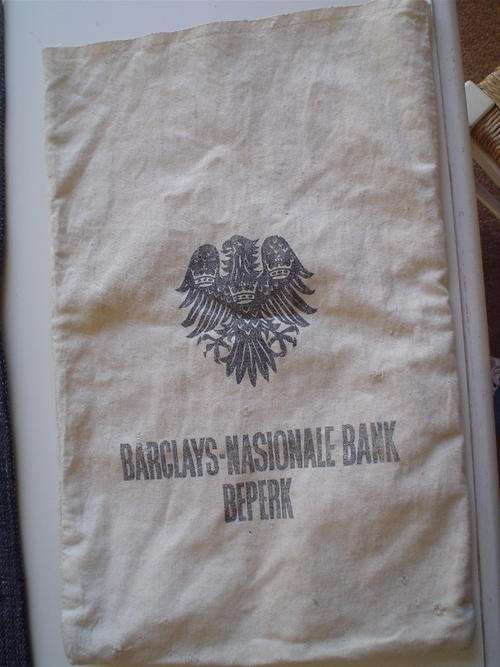 Barclays National Bank Limited Beperk sak bag lapsak clothbag