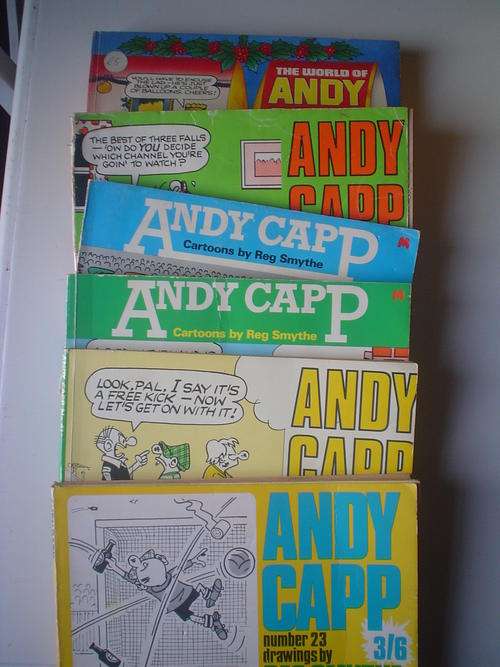6 x Andy Capp books
