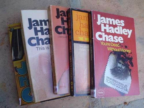 5 James Hadley Chase paperbacks
