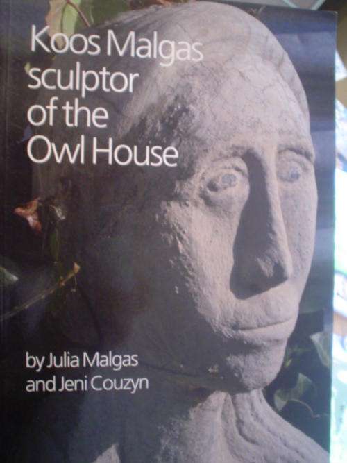 Koos Malgas sculptor of the Owl House - Malgas, Couzyn