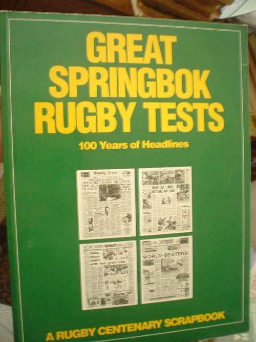 Great Rugby Springbok tests