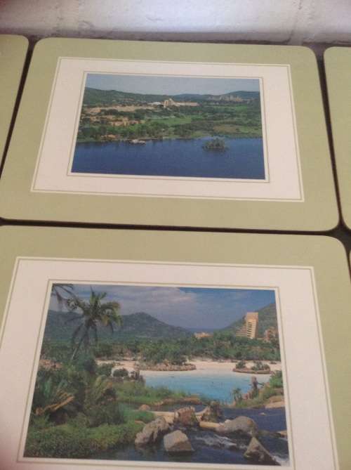 Set of 6 sun city lost city placemats