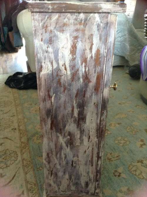 Shabby chic double sided cd holder