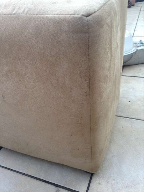 Beige  ottoman