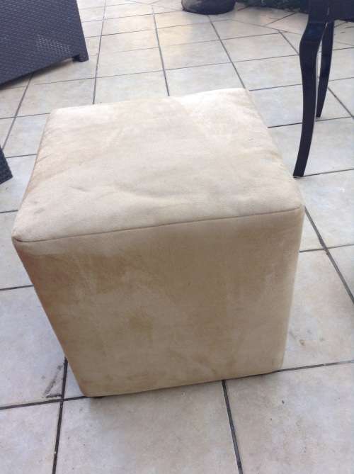 Beige  ottoman