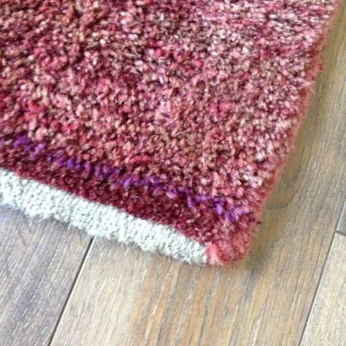 Maroon with pinkish tones blue boarder Gabbeh sholly Persian