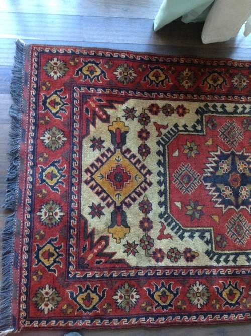 Stunning kazak in orange and reds persian