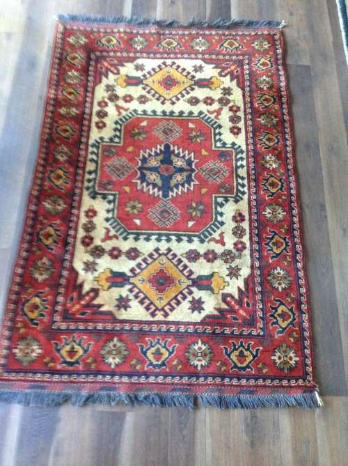Stunning kazak in orange and reds persian