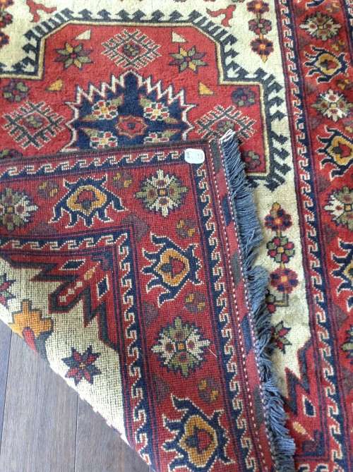 Stunning kazak in orange and reds persian