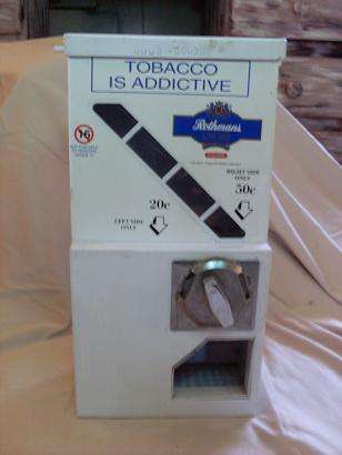 Rothmans smoking vending machine